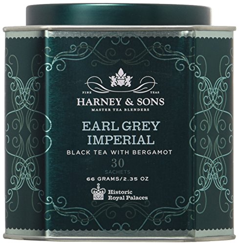 Product Cover Harney & Sons Earl Grey Imperial Tea Tin - Fine Black Tea with Natural Bergamot - 2.35 Ounces, 30 Sachets