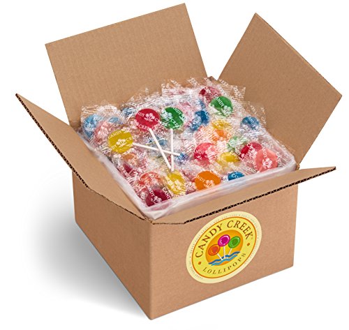 Product Cover Fruit Lollipops by Candy Creek, Bulk 5 lb. Carton, Assorted Flavors