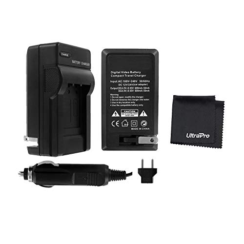 Product Cover UltraPro Rapid Charger for EN-EL15 Battery w/ 110/240v Car and EU Adapters - Compatible with Nikon Z6, Z7, D7500, D7200, D7100, D7000, D850, D810A, D810, D800E, D800, D750, D610, D500