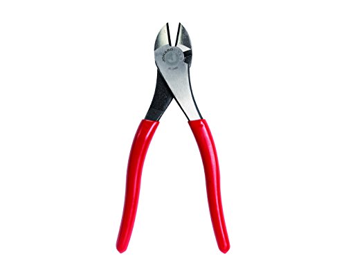 Product Cover Jonard JIC-2488 Angled Head High Leverage Diagonal Cutter with Red Plastic Handle 8-5/8 Length
