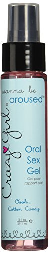 Product Cover Classic Erotica Crazy Girl Oral Sex Gel, Cotton Candy, 2 Ounce