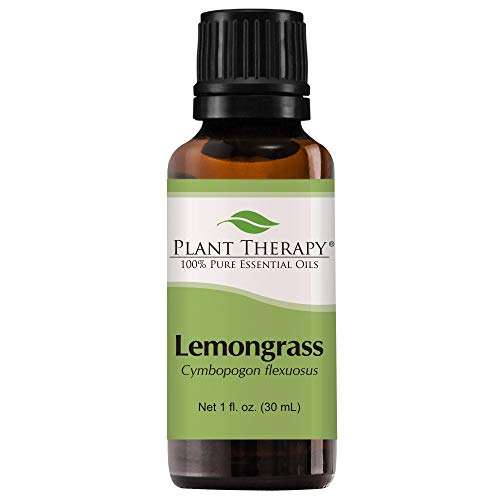 Product Cover Plant Therapy Lemongrass Essential Oil 100% Pure, Undiluted, Natural Aromatherapy, Therapeutic Grade 30 mL (1 oz)