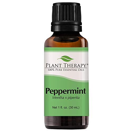 Product Cover Peppermint Essential Oil. 30 ml (1 fl oz). 100% Pure, Undiluted, Therapeutic Grade