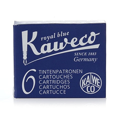 Product Cover Kaweco Fountain Pen ink cartridge short royal blue (erasable) - pack of 6