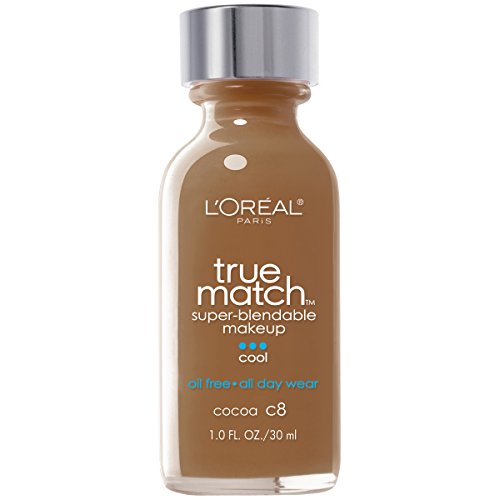 Product Cover L'Oreal Paris Makeup True Match Super-Blendable Liquid Foundation, Cocoa C8, 1 Fl Oz,1 Count