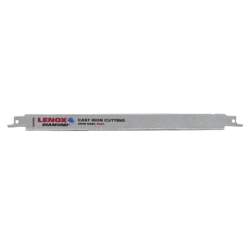 Product Cover LENOX Tools Reciprocating Saw Blade, Double-Tang, 11-inch, Diamond-Grit (1766356)