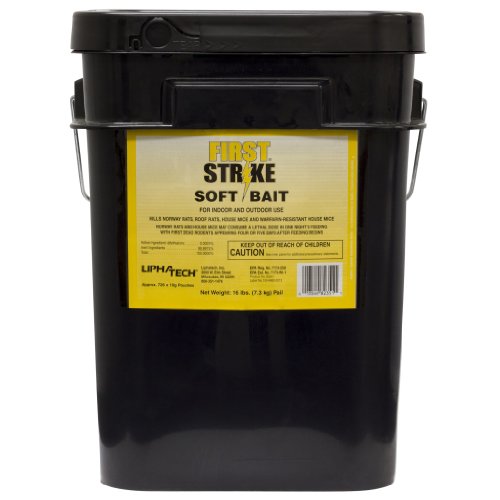 Product Cover First Strike Soft Bait RAT/MICE Rodenticide Poison - 16 LBS 6666325