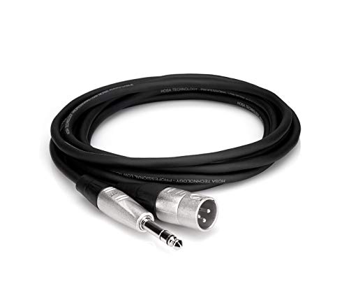 Product Cover Hosa HSX-005 REAN 1/4 inch TRS to XLR3M Pro Balanced Interconnect, 5 feet