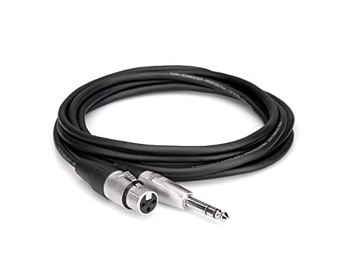 Product Cover Hosa HXS-003 REAN XLR3F to 1/4 inch TRS Pro Balanced Interconnect Cable, 3 feet