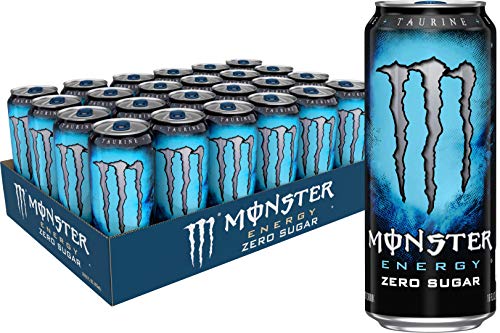 Product Cover Monster Energy Zero Sugar, Low Calorie Energy Drink, 16 Ounce (Pack of 24)