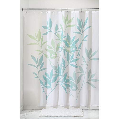 Product Cover InterDesign 35650 Leaves Fabric Shower Curtain - Standard, 72