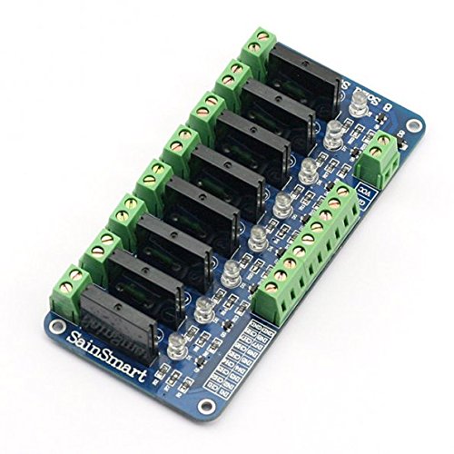 Product Cover SainSmart 8-Channel 5V Solid State Relay Module Board for Arduino Uno Duemilanove MEGA2560 MEGA1280 ARM DSP PIC
