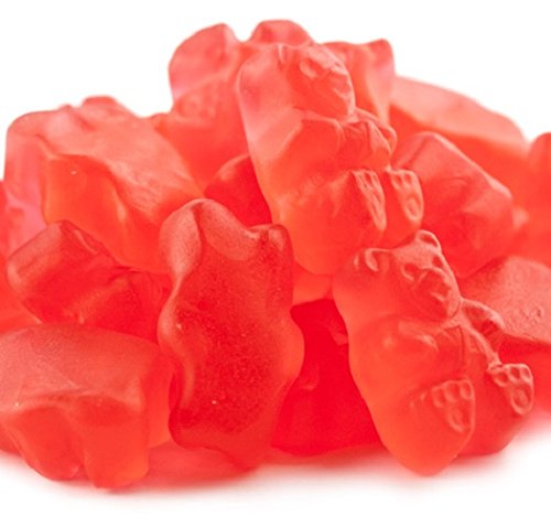 Product Cover Fresh Strawberry Gummi Gummy Bears Candy 1 Pound Bag