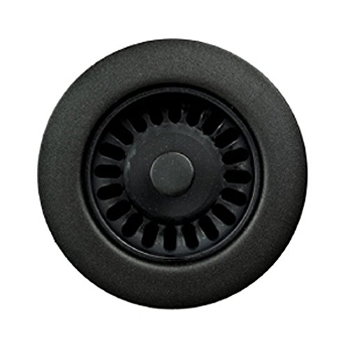 Product Cover Houzer 190-9265 Sink Strainer for 3.5-Inch Drain Openings, Matte Black