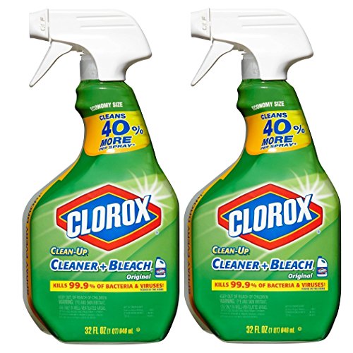 Product Cover Clorox Clean-Up with Bleach, 32 fl oz Trigger Spray Bottle (Pack of 2)