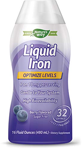 Product Cover Nature's Way Liquid Mineral Supplement, Iron, Natural Berry,  16 Ounce