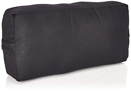 Product Cover YogaDirect Black Supportive Rectangular Cotton Yoga Bolster