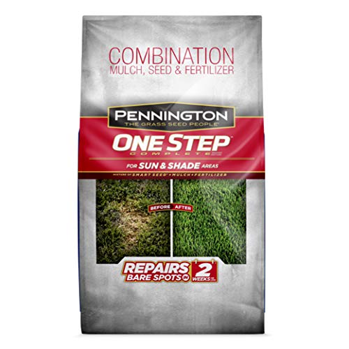 Product Cover Pennington One Step Complete for Sun & Shade Areas, Bare Spot Repair Grass Seed Mix, 8.3 lb