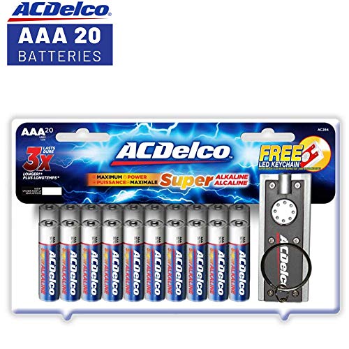 Product Cover ACDelco AAA Batteries, Alkaline Battery, 20 Count