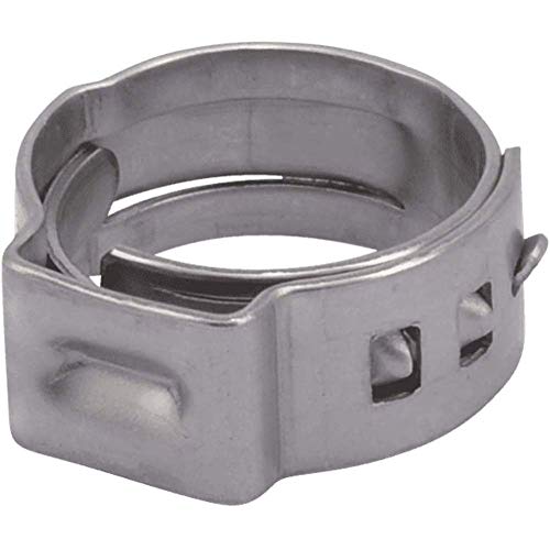 Product Cover SharkBite UC953A PEX Clamp Ring 1/2 Inch, Stainless Steel, Pack of 10