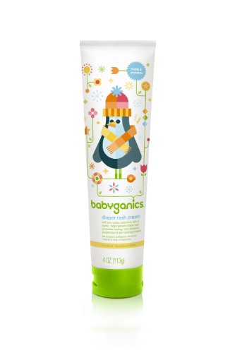 Product Cover Babyganics Diaper Rash Cream, 4oz, Packaging May Vary