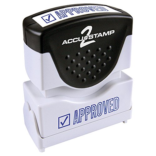 Product Cover ACCU-STAMP2 Message Stamp with Shutter, 1-Color, APPROVED, 1-5/8