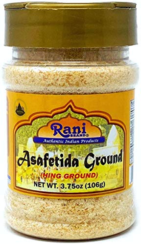 Product Cover Rani Asafetida (Hing) Ground 3.75oz (106g) ~ All Natural | Salt Free | Vegan | NON-GMO | Asafoetida Indian Spice | Best for Onion Garlic Substitute
