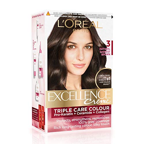 Product Cover L'Oreal Paris Darkest Brown Hair Color, 72ml+100g