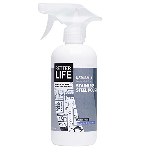 Product Cover Better Life Natural Streak Free Stainless Steel Polish, Lavender and Chamomile, 16 Ounces, 24185
