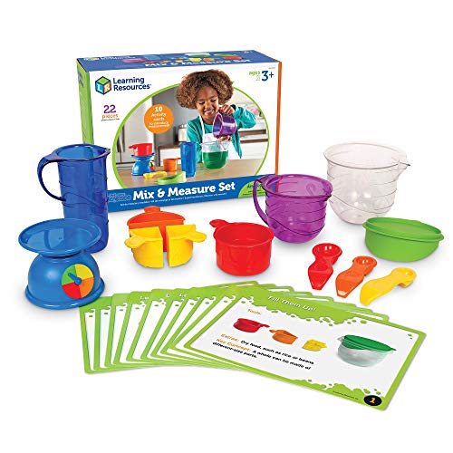 Product Cover Learning Resources Mix & Measure Activity Set, Experiment Mixing Tools, 22Piece, Ages 3+