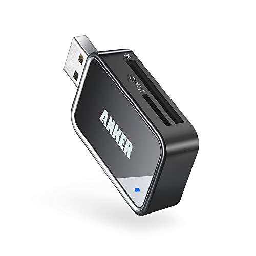 Product Cover Anker 2-in-1 USB 3.0 SD Card Reader for SDXC, SDHC, SD, MMC, RS-MMC, Micro SDXC, Micro SD, Micro SDHC Card and UHS-I Cards