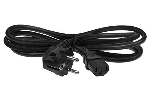 Product Cover SF Cable 6ft European Power Cord, IEC320 C13 to CEE7 VII