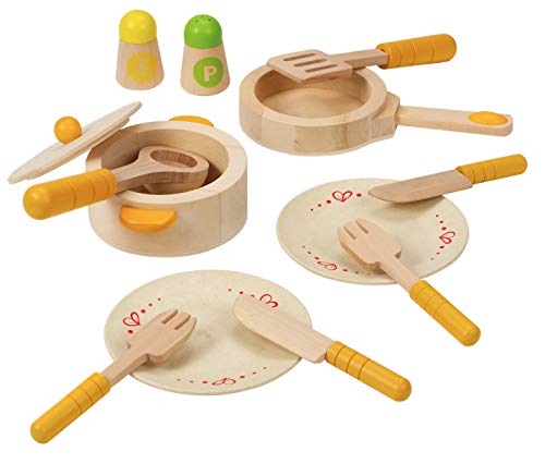Product Cover Hape Gourmet Play Kitchen Starter Accessories Wooden Play Set
