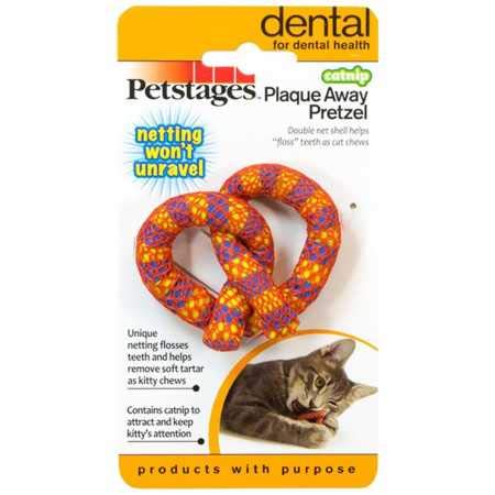Product Cover Petstages Catnip Plaque Away Pretzel