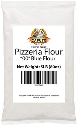 Product Cover Antimo Caputo Pizzeria Flour (Blue) 5 Lb Repack - Italian Double Zero 00 Flour for Authentic Pizza Dough