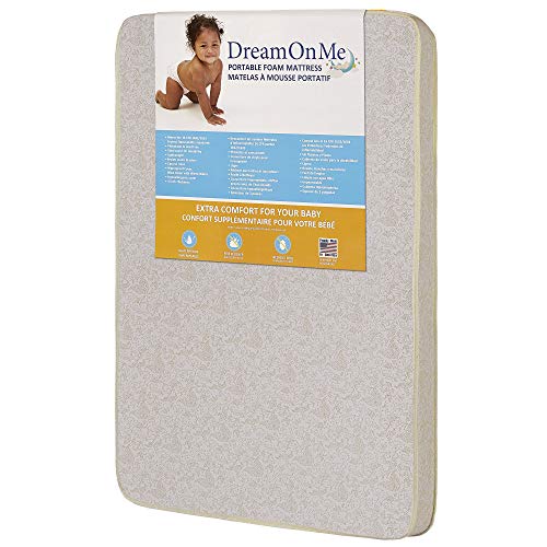 Product Cover Dream On Me 3-Inch Foam Graco Pack N Play Mattress