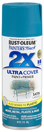 Product Cover Rust-Oleum 257461 Painters Touch 2X Spray, 12-Ounce, Satin Lagoon