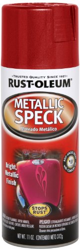 Product Cover Rust-Oleum Automotive 251598 11-Ounce Metallic Speck Spray, Red