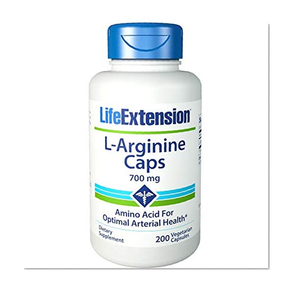 Product Cover Life Extension Arginine Capsules 700 mg, 200 Vegetarian Capsules