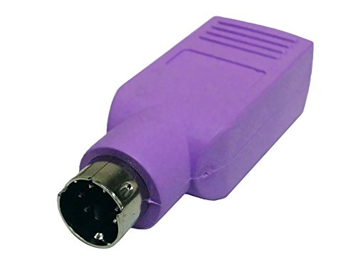 Product Cover Keyboard USB to PS2 PS/2 Adapter Converter, Purple Color