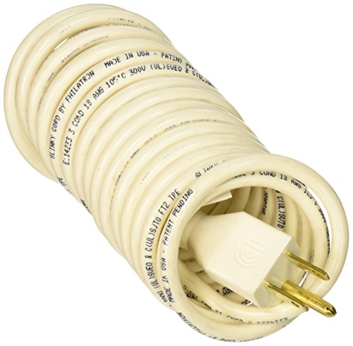 Product Cover Flexy® Coiled Extension Cord 18 Gauge, 10 Amps - Extends from 4 in. to 8 Ft.