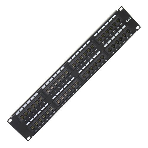 Product Cover [UL Listed] Cable Matters Rackmount or Wallmount 48-Port Cat6 RJ45 Patch Panel