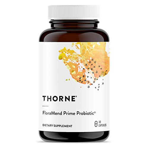 Product Cover Thorne Research - FloraMend Prime Probiotic - Shelf Stable and Stomach Acid-Resistant Probiotic Blend - 30 Capsules