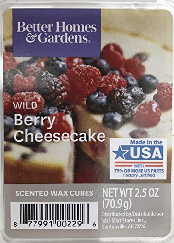 Product Cover Better Homes and Gardens Wild Berry Cheesecake Scented Wax Cubes