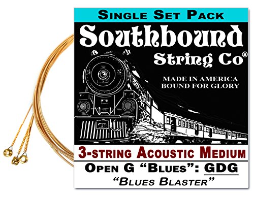 Product Cover Acoustic Medium 3-String Cigar Box Guitar Strings - Low Open G