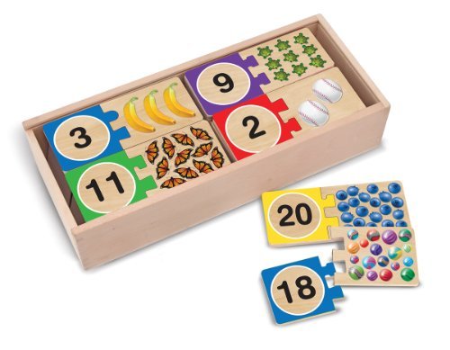 Product Cover Melissa & Doug Self-correcting Number Puzzles