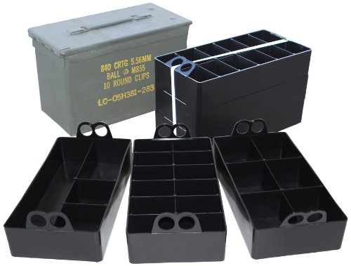 Product Cover MTM Case-Gard ACO 50 Caliber Ammo Can Organizer 3 Pack- Black