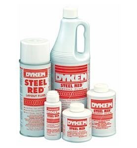 Product Cover Dykem 04968 Red Layout Fluid - 8 oz Brush-In-Cap Bottle - 80496 [PRICE is per EACH]