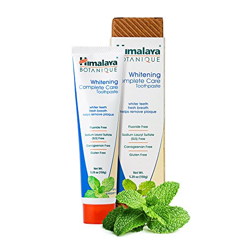 Product Cover Himalaya Whitening Toothpaste - Simply Peppermint 5.29 oz/150 gm (1 Pack), Natural, Fluoride-Free & SLS Free