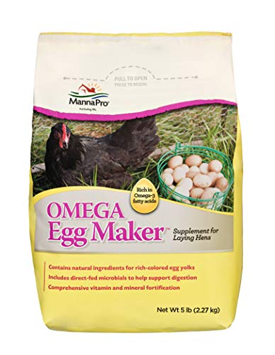 Product Cover Manna Pro Omega Egg Maker | Formulated with Vitamins & Minerals | 5 Pounds